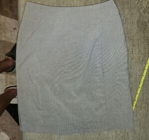 New York & Company Gray Pencil Skirt